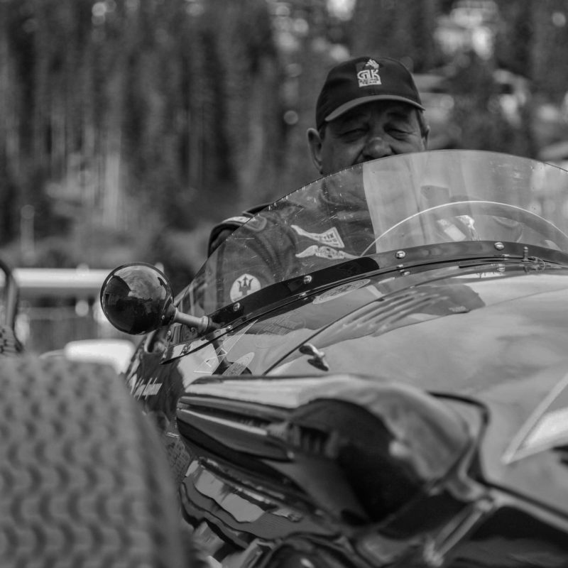 Fahrer im Maserati